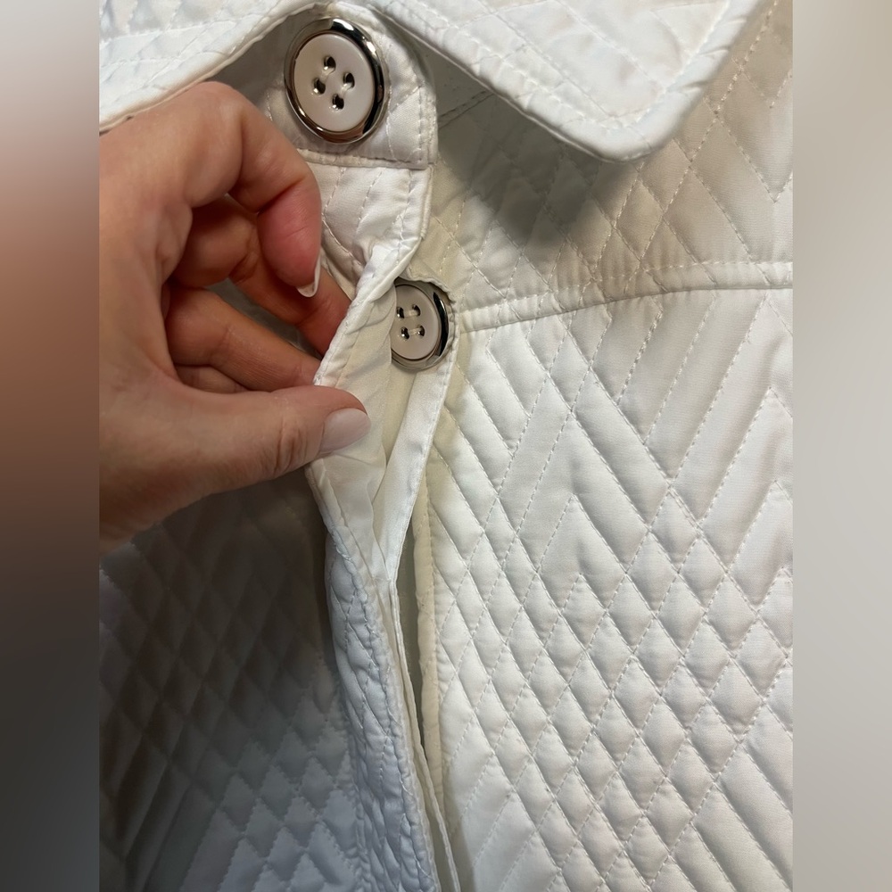 Weatherproof Garment Company White Quilted Puffer Jacket - Picture 6 of 16